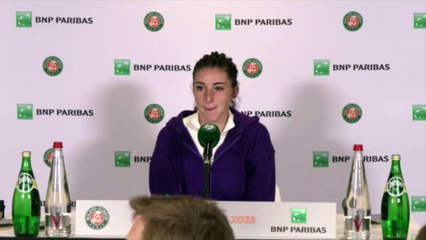 Roland-Garros 2025 - Elsa Jacquemot : "Je n'ai pas envie de décevoir les gens"
