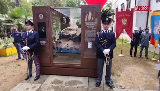 Strage Capaci, a Palermo in mostra i resti dell'auto di Falcone