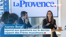 Aurore Bergé répond aux questions sur le dernier rapport des Frères musulmans