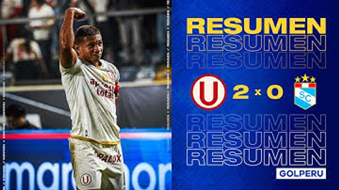 Resumen: Universitario 2-0 Sporting Cristal (Fecha 14)