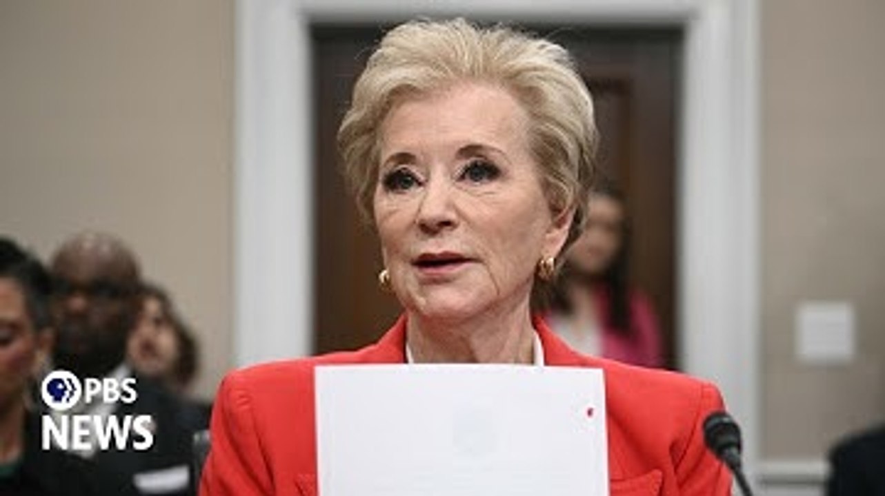 WATCH: McMahon insists she runs Department of Education, not DOGE