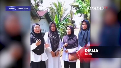 Videonya Lewat Jembatan Rusak di Jambi Viral, Para Guru Minta Maaf