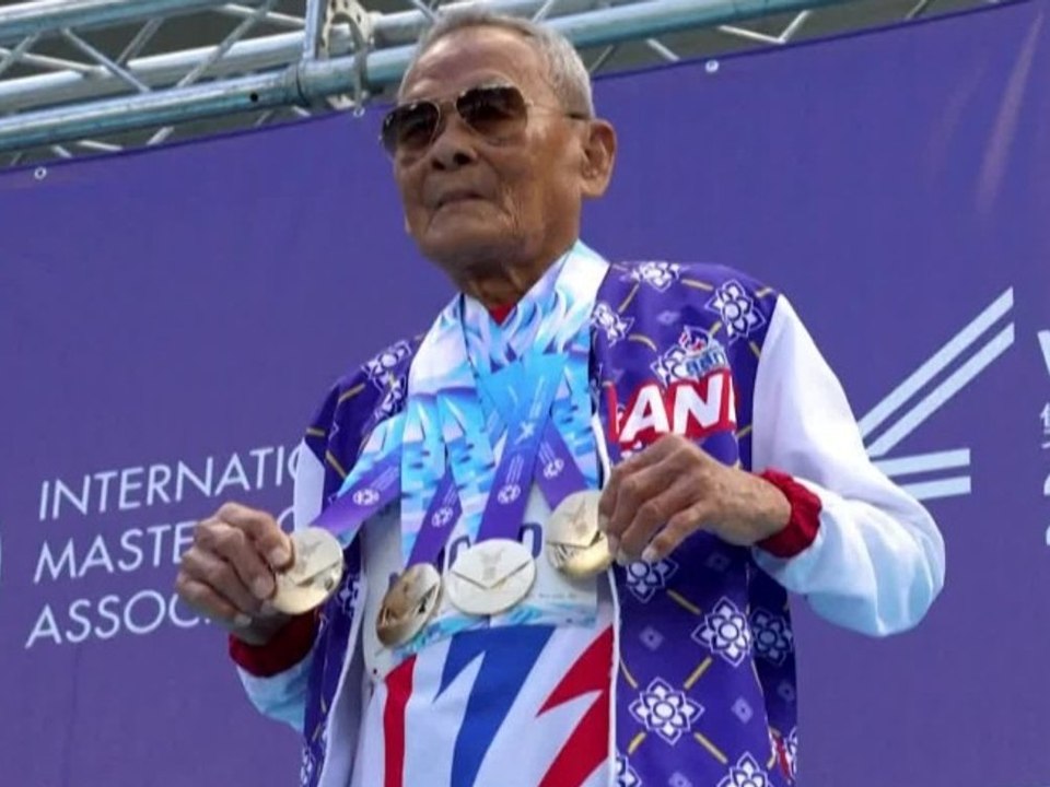 Athlet gewinnt mit 105 Jahren vier Goldmedaillen