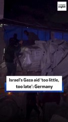 Israel’s Gaza aid ‘too little, too late’: Germany