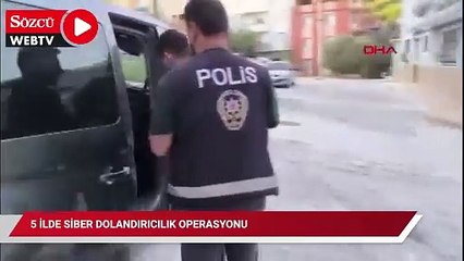 5 ilde siber dolandırıcılık operasyonu