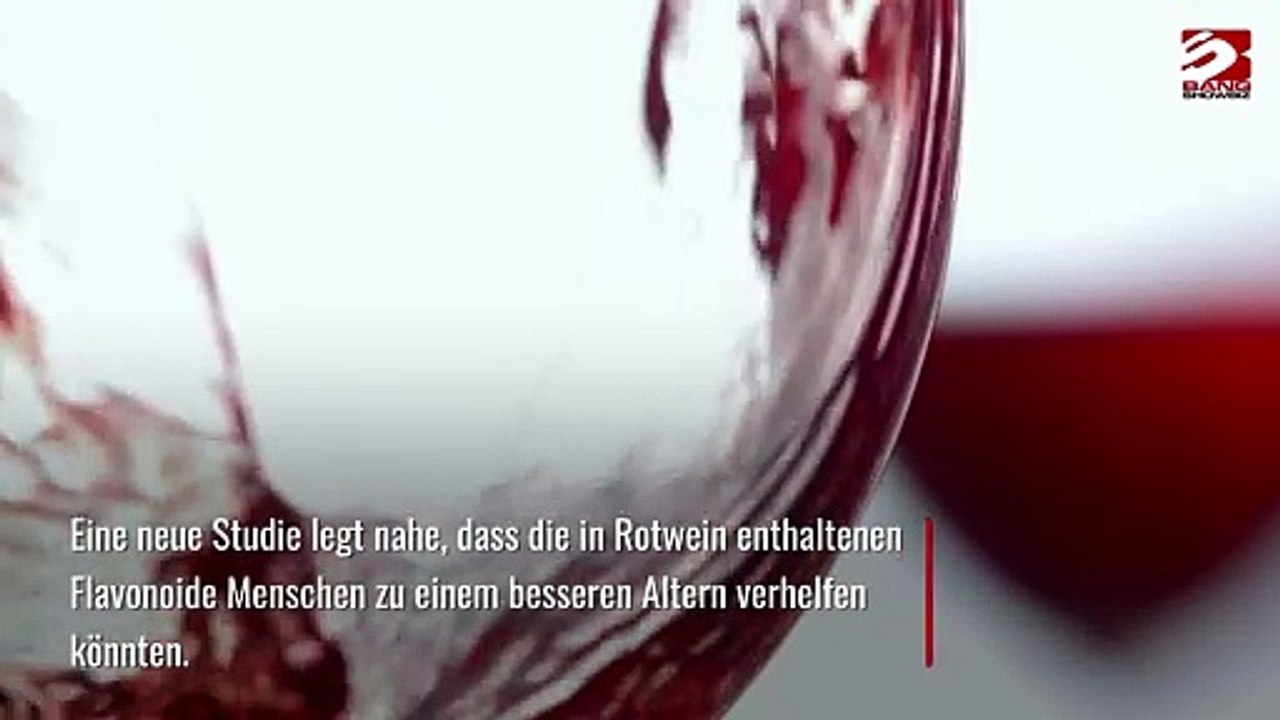 Ein Glas Rotwein täglich soll jung halten.
