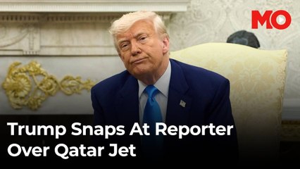 Trump shuts down reporter over $400M Qatar jet gift