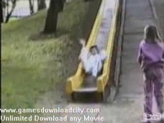 Water sliding Funny Videos