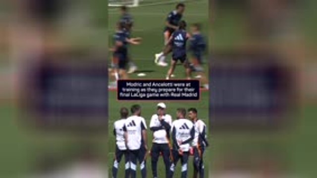 Modric and Ancelotti prepare for emotional Madrid farewell