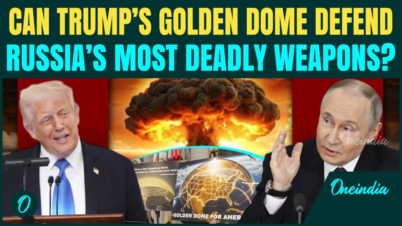 Trump's Golden Dome Vs Russian Missiles | Can Putin's Most Powerful Missiles Invade Golden Dome?