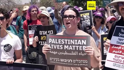 Des manifestants israéliens demandent la fin de l'offensive à Gaza