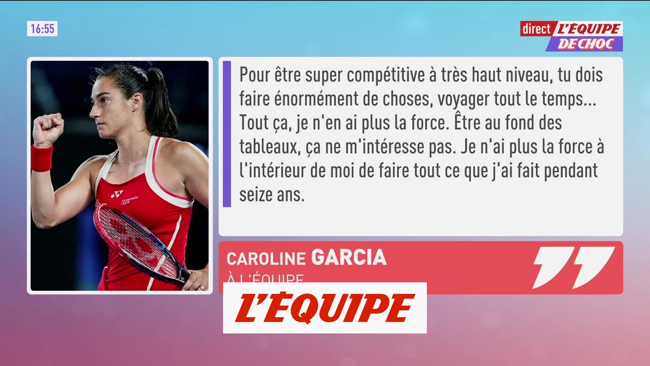 Caroline Garcia annonce la fin de sa carrière - Tennis - WTA