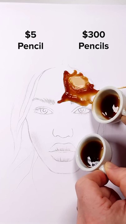 Draw on Coffee_ _art _drawing _shorts _coffee _howtodraw _easydraw