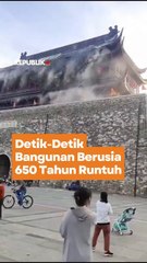 Runtuhnya Bangunan Bersejarah 650 Tahun di China 🏚️