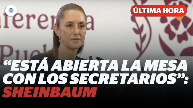 Sheinbaum descarta reunirse con la CENTE tras disturbios en Palacio Nacional I Reporte Indigo