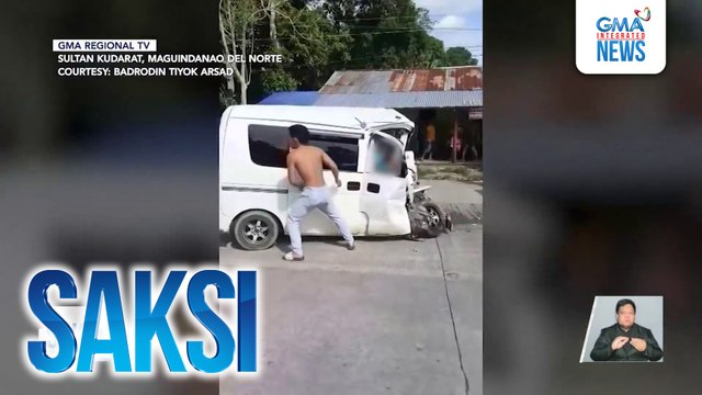2 patay sa pagsalpok ng minivan sa dump truck; driver ng minivan, nakatulog umano ayon sa pulisya | Saksi