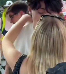 Why did he look so disgusted after kissing her