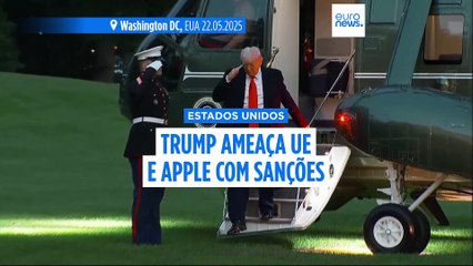 Trump recomenda tarifas de 50% sobre os produtos da UE a partir de 1 de junho