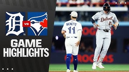 Tigers vs. Blue Jays Game Highlights (5/18/25) | MLB Highlights
