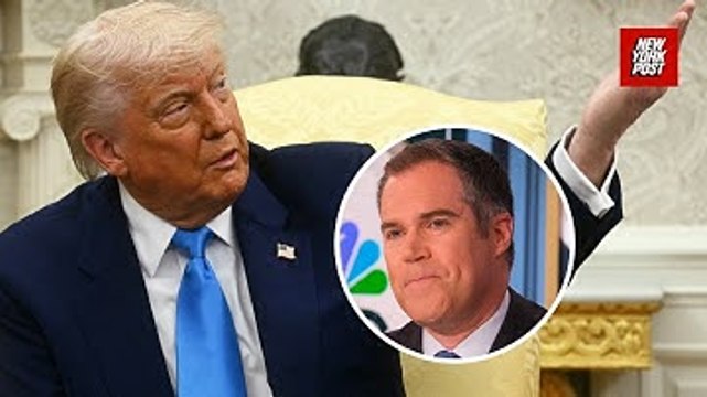 Trump grills NBC reporter for asking about Qatari jet: 'you're a terrible reporter'