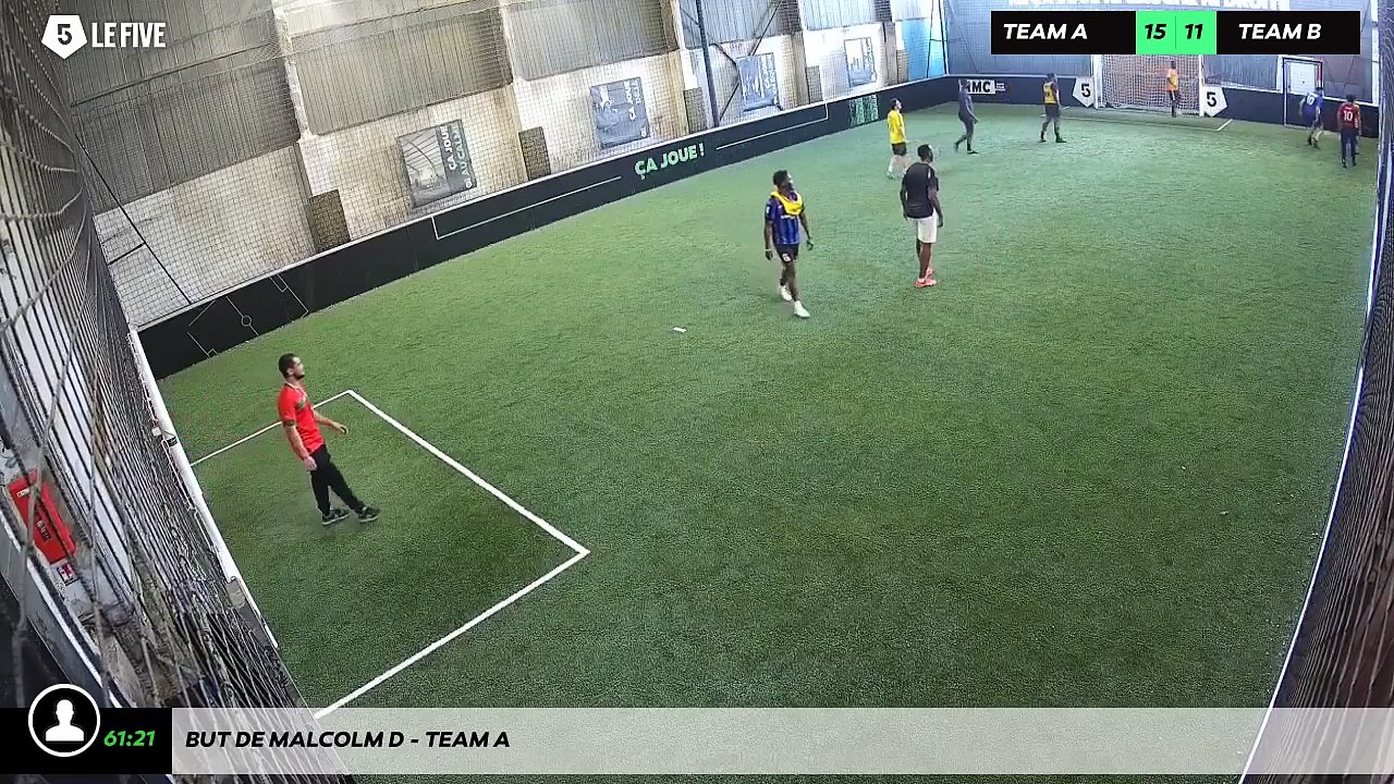 But de Malcolm D - Team A