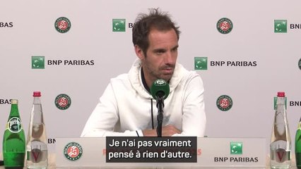 Roland-Garros - Gasquet : "Pas eu le temps de penser à ma dernière ici"