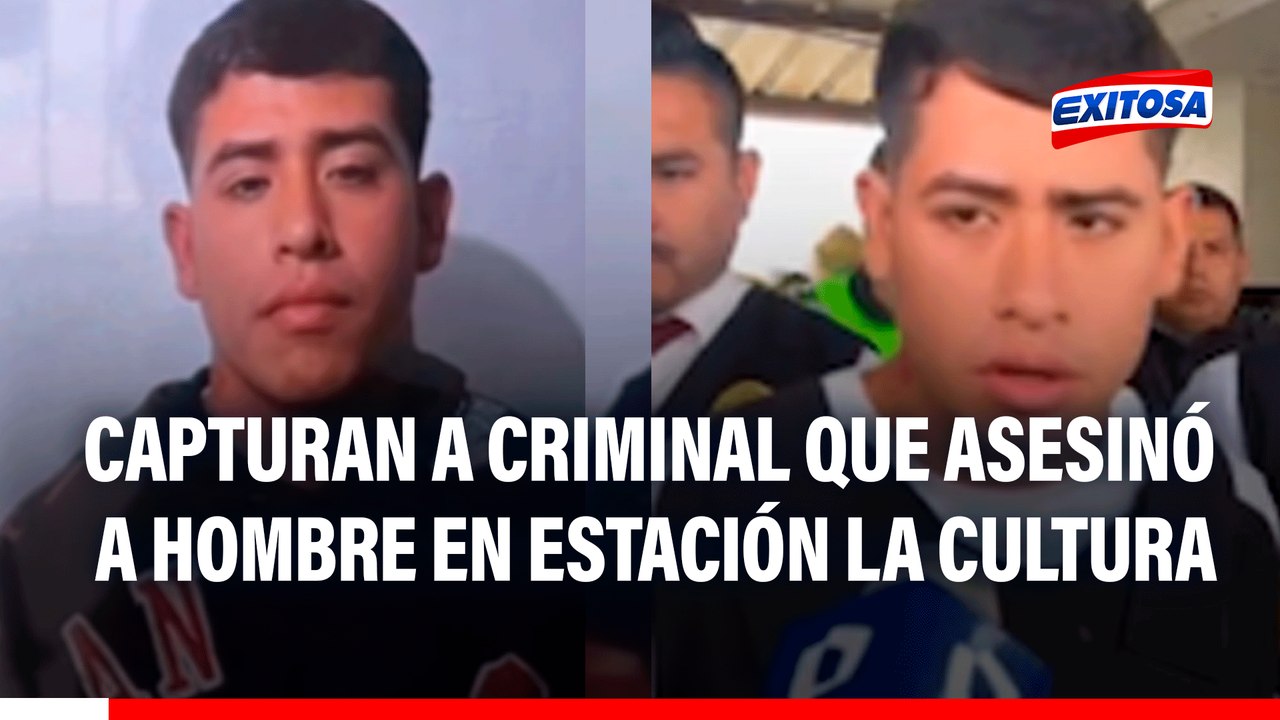 Capturan a criminal que asesinó a hombre en estación La Cultura: Habría recibido orden desde penal, según PNP