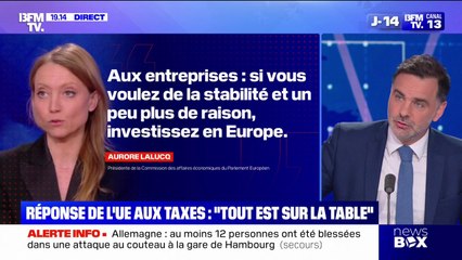 Droits de douane: "C'est la fin d'un monde commercial tel que nous l'avons connu pendant longtemps", explique Laurent Saint-Martin, ministre délégué chargé du Commerce extérieur