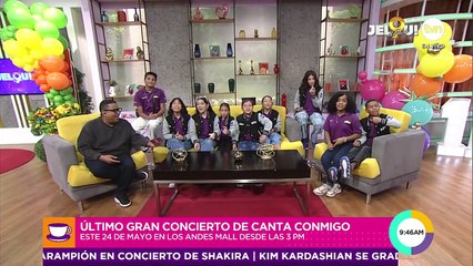 Gran y último concierto de Canta Conmigo en Los Andes Mall