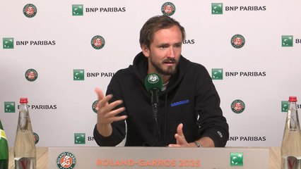 Roland-Garros 2025 - Daniil Medvedev : "I'm really not far from a great level, where Grand Slams are possible"