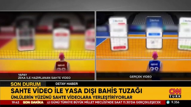 Ünlülerin yüzleriyle yasa dışı kumar tuzağı: Yapay zeka ile şok video!