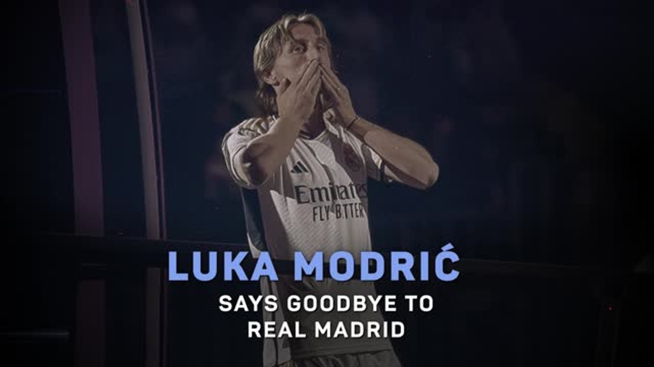 Luka Modric says goodbye to Real Madrid