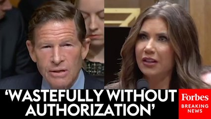 ‘That’s Against The Law!’: Richard Blumenthal Tears Into DHS Sec Kristi Noem For ‘Spending Recklessly’
