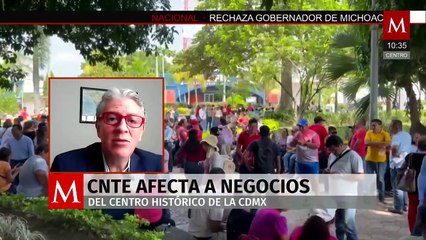 "Es un taxímetro en pérdidas": Gerardo López sobre afectaciones a negocios tras marchas CNTE