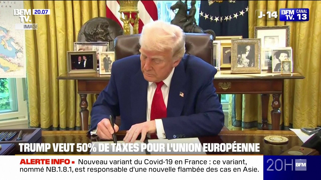 Menaces douanières sur les produits de l'UE: ce qu'il faut retenir des dernières annonces de Donald Trump