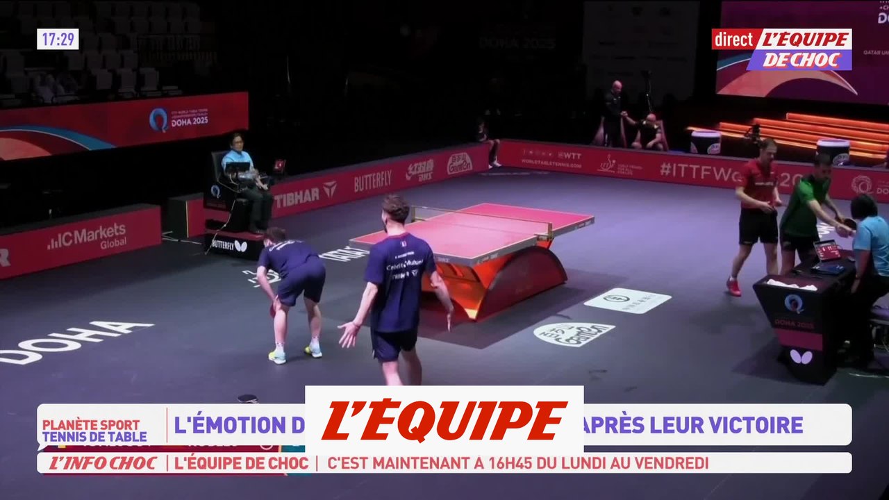 Alexis et Félix Lebrun assurés d'une médaille - Tennis de table - Mondiaux