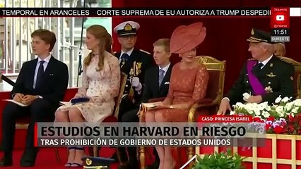 Nueva prohibición de Trump a estudiantes extranjeros podría afectar a la princesa Isabel de Bélgica