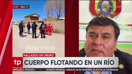 ​​​​​Oruro: El cuerpo sin vida de un concejal de Huanuni  fue hallado flotando en un canal pluvial