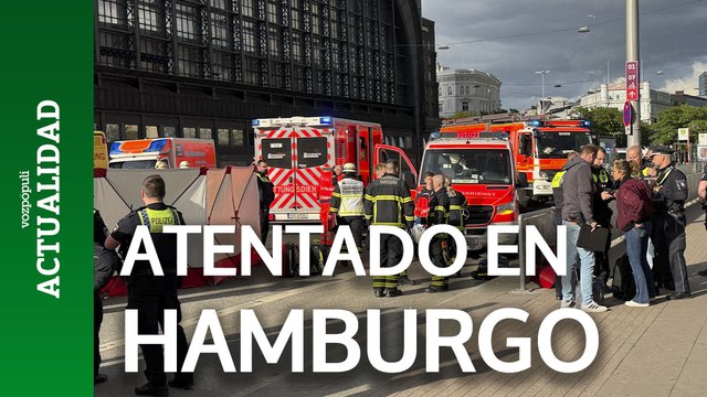 Al menos 12 personas apuñaladas en un ataque en la estación de trenes de Hamburgo