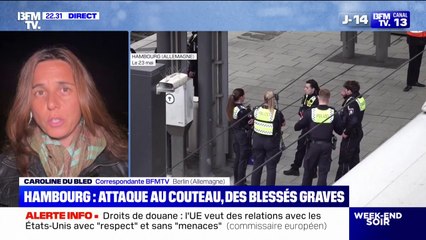 Attaque au couteau à Hambourg: une femme de 39 ans a été arrêtée