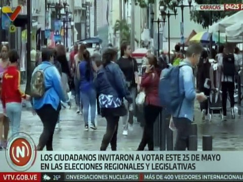 Ciudadanos invitan al pueblo venezolano a participar en los comicios electorales de este 25 de Mayo