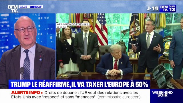 Droits de douane: Philippe Étienne, ancien ambassadeur de France aux États-Unis, juge que la réaction de l'Europe est très mesurée