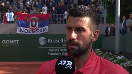 Genève - Djokovic : "Mon meilleur set du tournoi"