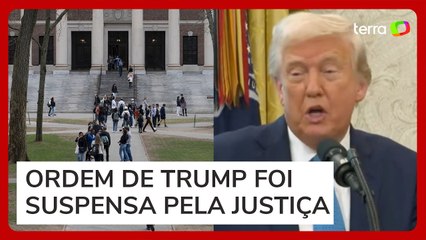 Justiça dos EUA derruba decisão de Trump que proibia alunos estrangeiros em Harvard