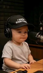 Baby Podcast 😂the car pie #podcast #adorable #babypodcast