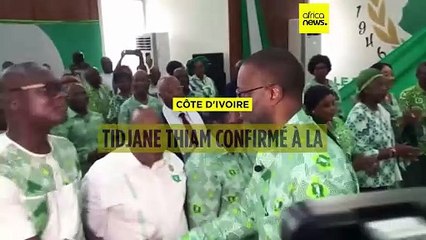 Cote d'ivoire : Tidjane Thiam confirmé à la tête du PDCI