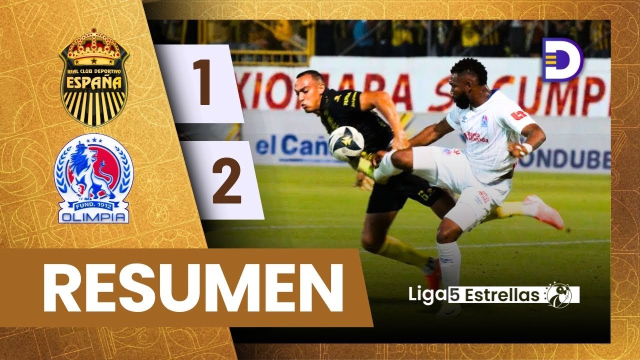 Real España 1 - 2 Olimpia _ Gran Final Ida _ Liga Nacional - Clausura 2024 - 2025