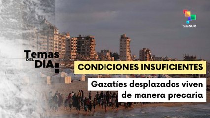 Bombardeos israelíes obligan movilización de gazatíes a la costa