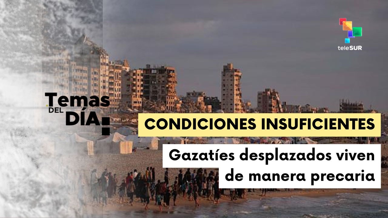 Bombardeos israelíes obligan movilización de gazatíes a la costa