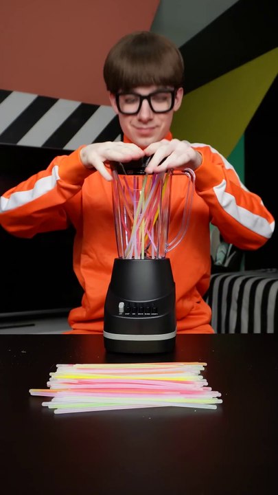 Blended glow sticks potion